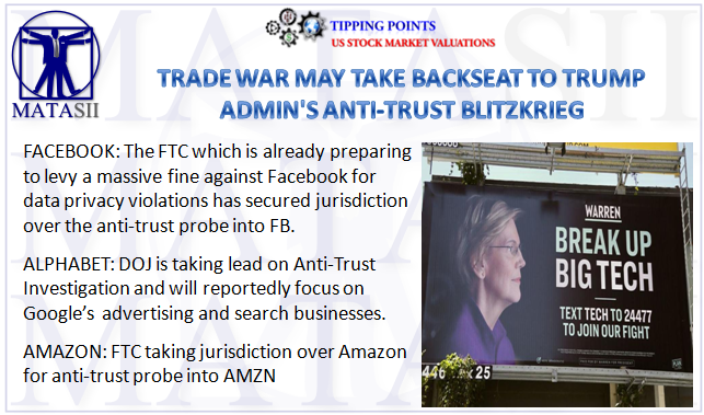 06-04-19-TP-STOCK MARKET VALUATIONS - Trade WQar May Take Backseat to Trumps Anti-Trust Blitzkrieg-1
