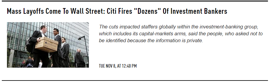 LONGWave-11-09-22-NOVEMBER-The-Beta-Drought-Decade-Newsletter-3-Layoffs-Citi-Wall-Street image