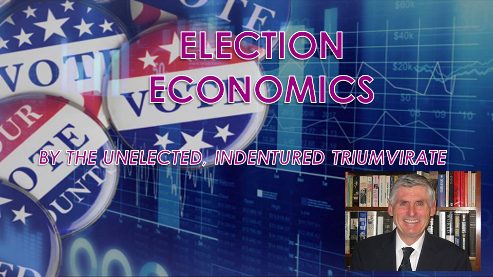 UnderTheLens - JUNE - 05-22-24 - Election Economics by the Unelected, Indentured Triumvirate-Video-Cover
